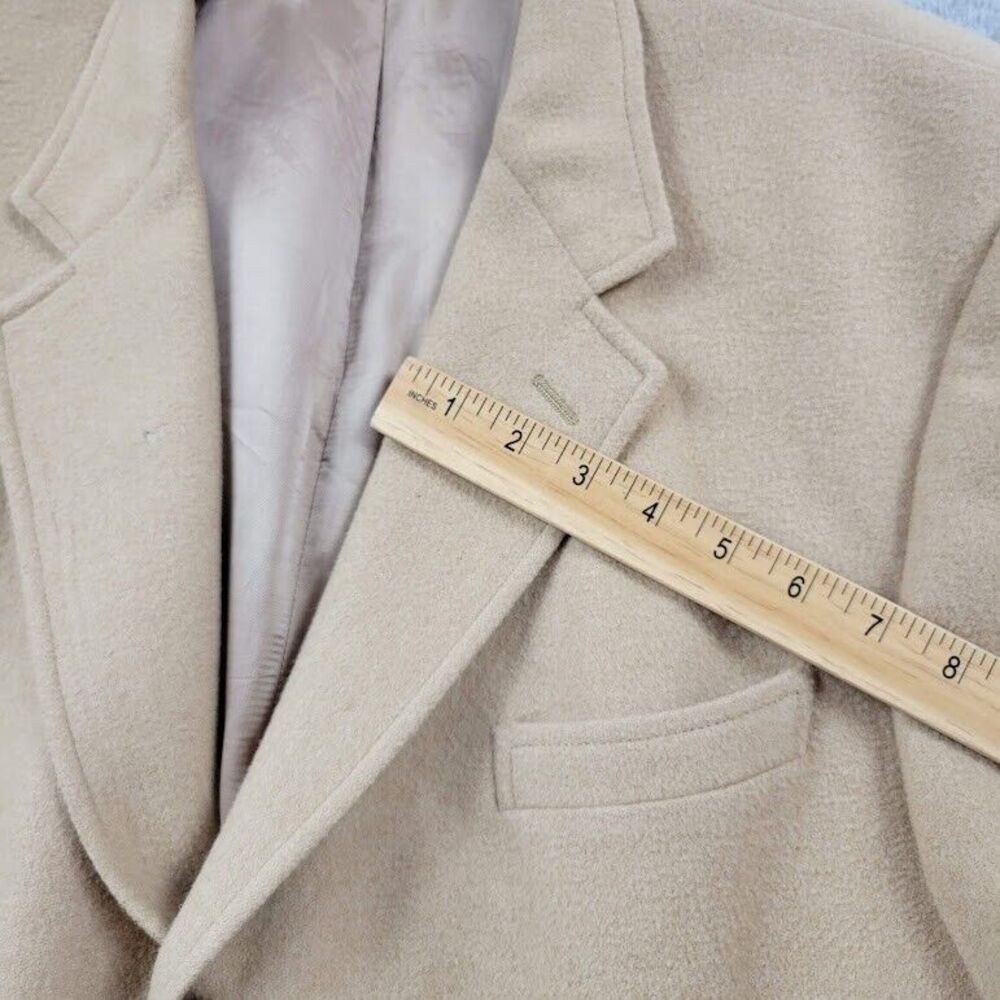 Brooks Brothers Blazer Jacket Mens 46 Brown Camel Hair Sports Jacket - Picture 11 of 16